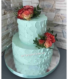 фото  Весільний торт тіфані
