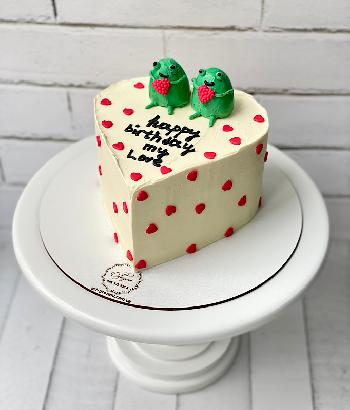 фото Міні торт з жабками