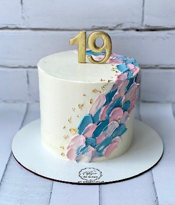 Міні торт на 19 років дівчині